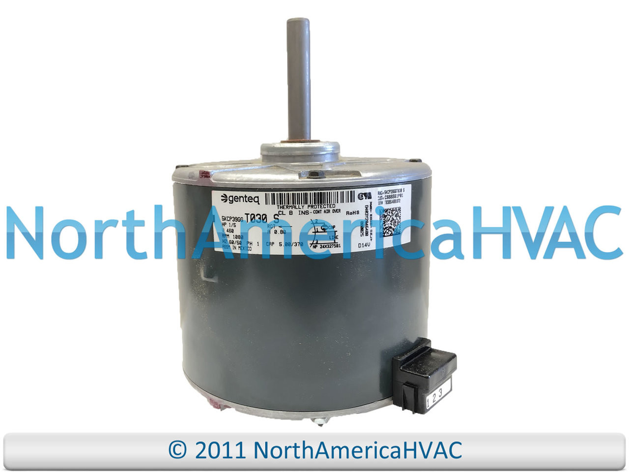 OEM Condenser Fan Motor 1/5 HP 460 volt Replaces GE General